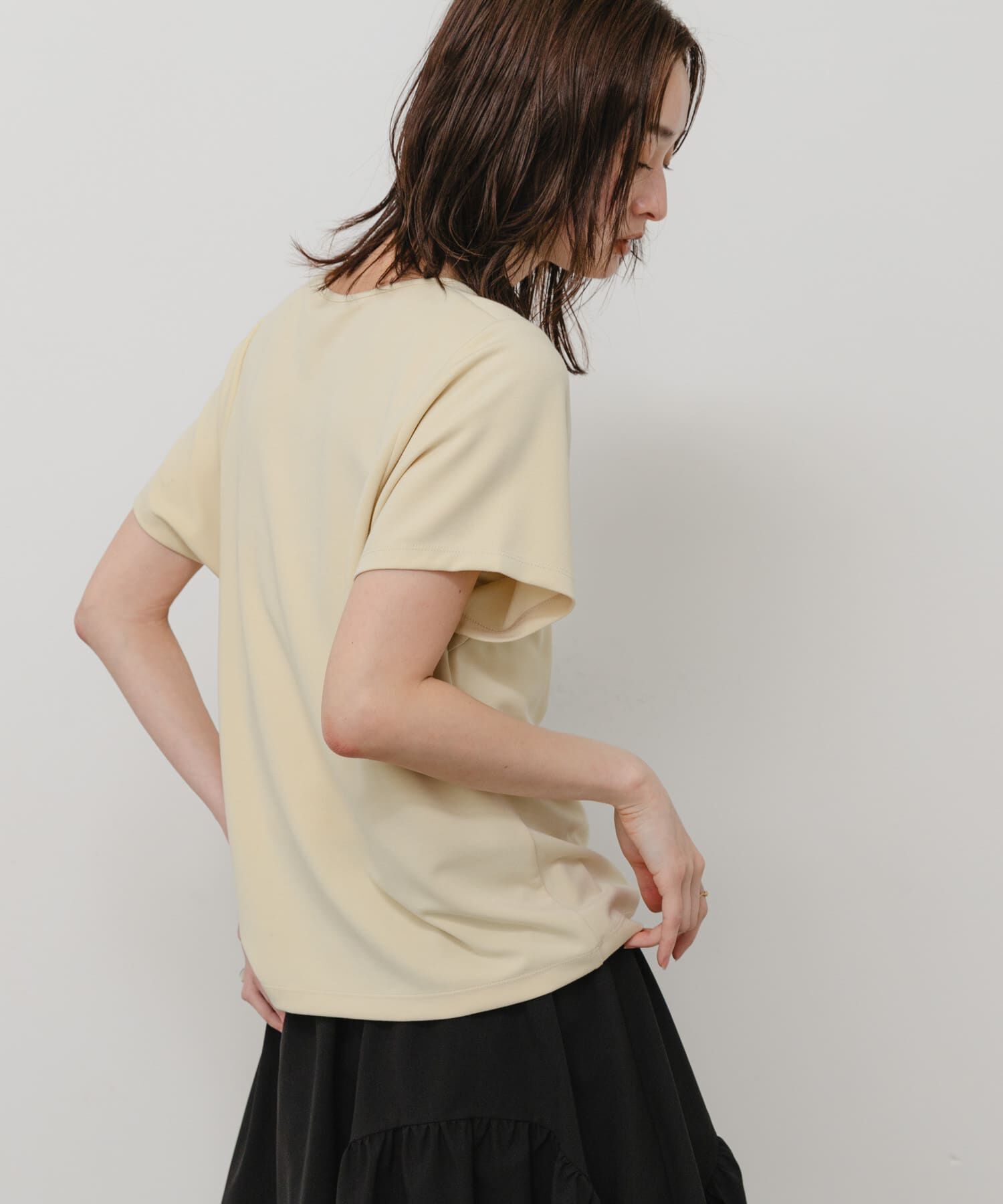 SENSE OF PLACE by URBAN RESEARCH「汗ジミ防止コクーンスリーブクルーネックTシャツ」|Tシャツ・カットソー|