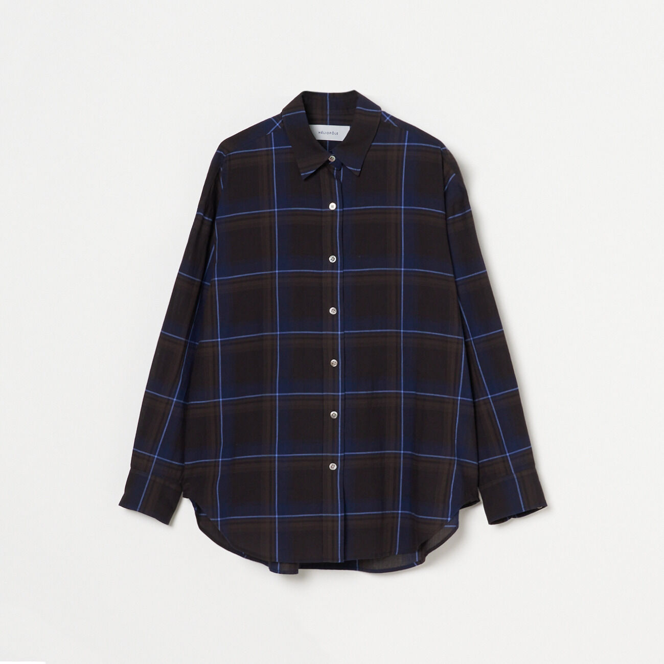 HELIOPOLE「HELIOPOLE the EDITOR SHIRT」|シャツ・ブラウス|ブルー系