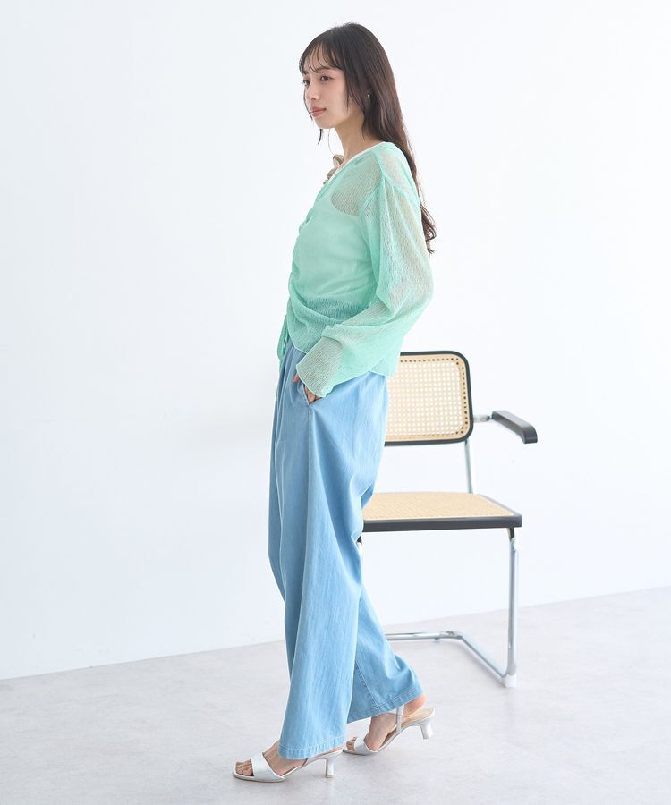 earth music&ecology「フロントドロストシアープルオーバー」|Tシャツ・カットソー|