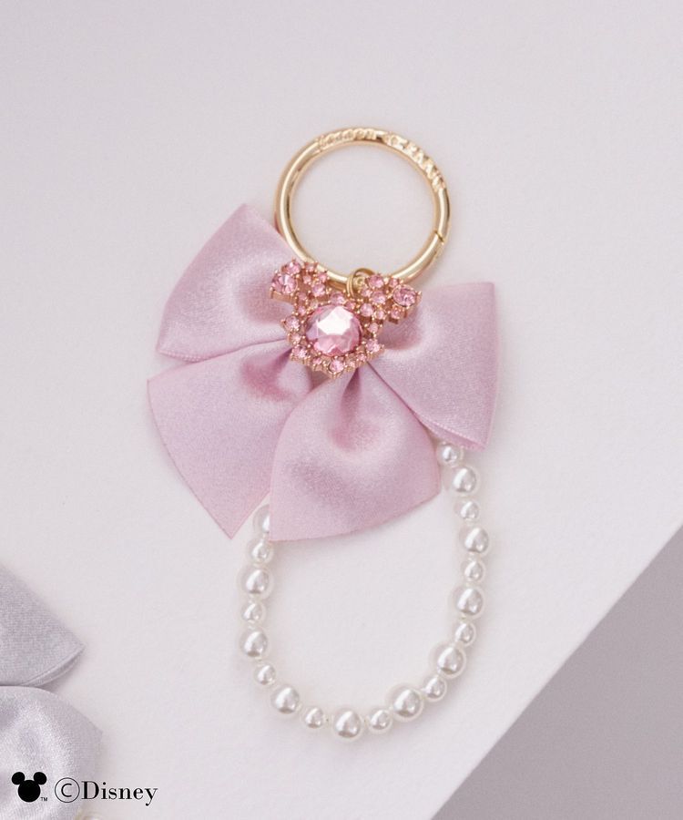 Maison de FLEUR「Mickey Mouse/ビジューリボンチャーム」|その他|ライトピンク