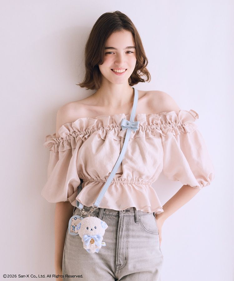 Maison de FLEUR「いしよわちゃん ショルダー刺繍チャーム」|その他|