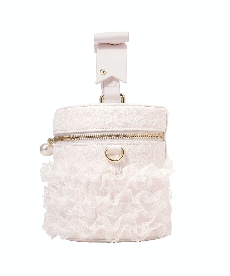 Maison de FLEUR「レースフリルキューブ型バッグ」|ハンドバッグ|