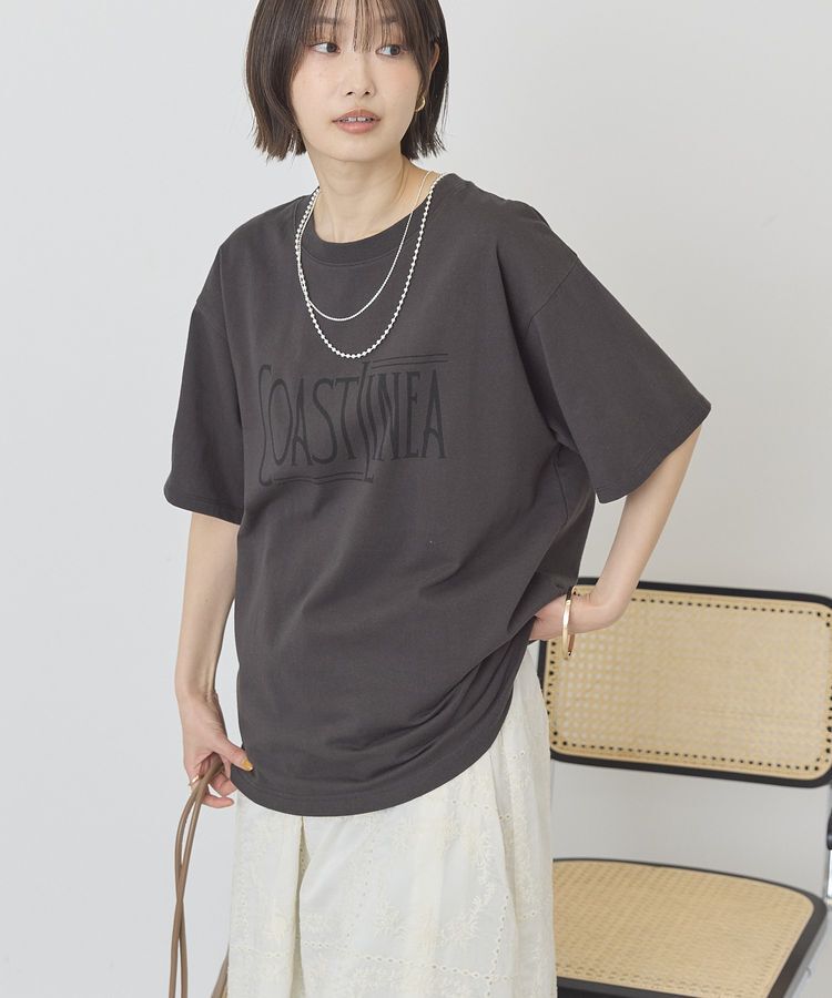 AMERICAN HOLIC「COASTLINEA ロゴTシャツ」|Tシャツ・カットソー|Black