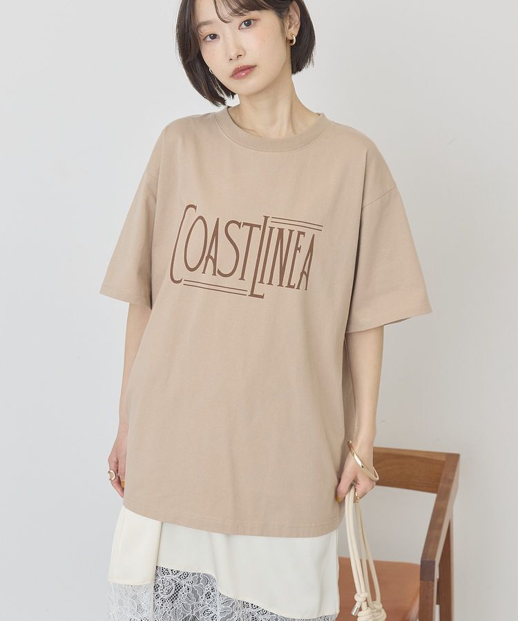 AMERICAN HOLIC「COASTLINEA ロゴTシャツ」|Tシャツ・カットソー|Brown