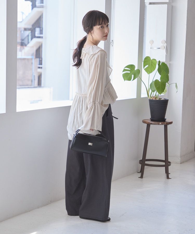 AMERICAN HOLIC「リボン付きタックワイドパンツ」|その他|