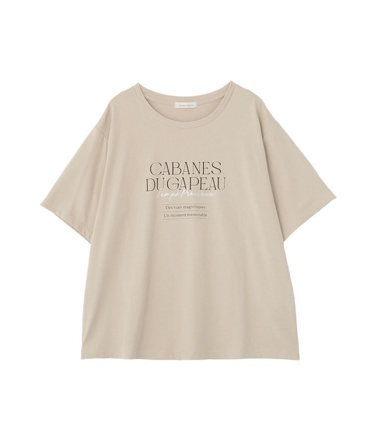 Green Parks「【適ON】多段きれい目ロゴTシャツ」|Tシャツ・カットソー|