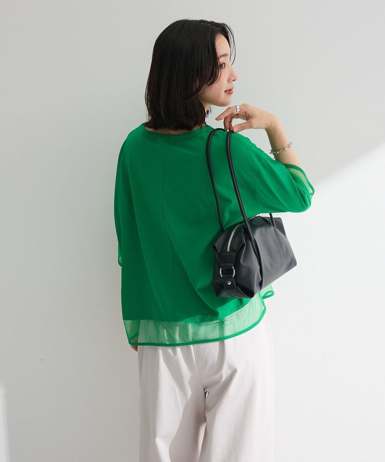 Green Parks「【適ON】遮熱チュールドッキングプルオーバー」|Tシャツ・カットソー|