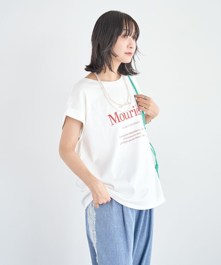 Green Parks「【適ON】汗染み防止フレンチロゴTシャツ」|Tシャツ・カットソー|