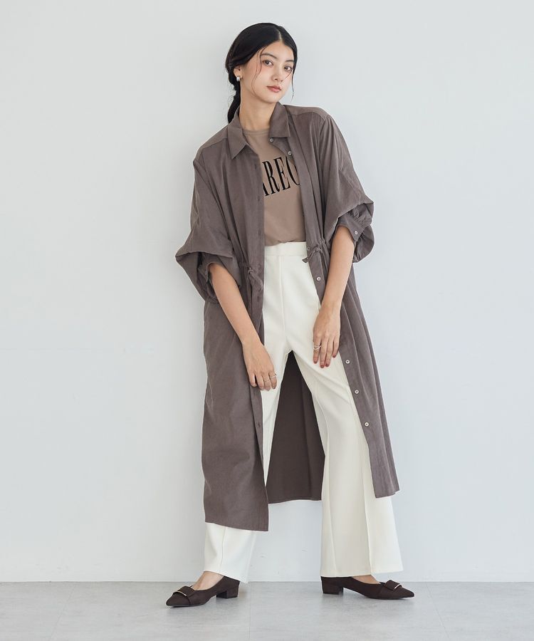 YECCA VECCA「【UVカット】2way袖バルーンワンピース」|ワンピース|