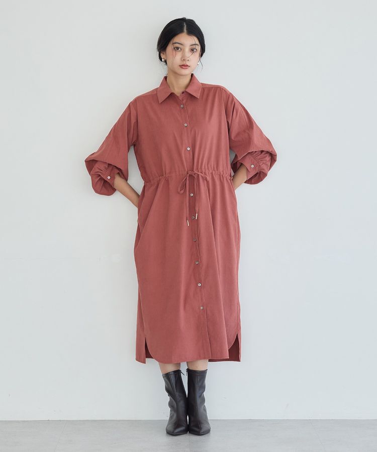 YECCA VECCA「【UVカット】2way袖バルーンワンピース」|ワンピース|Terracotta