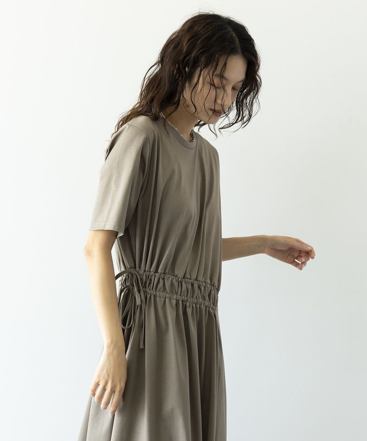 GARAGE OF GOOD CLOTHING「【日本製】ウエストギャザーアシメワンピース」|ワンピース|