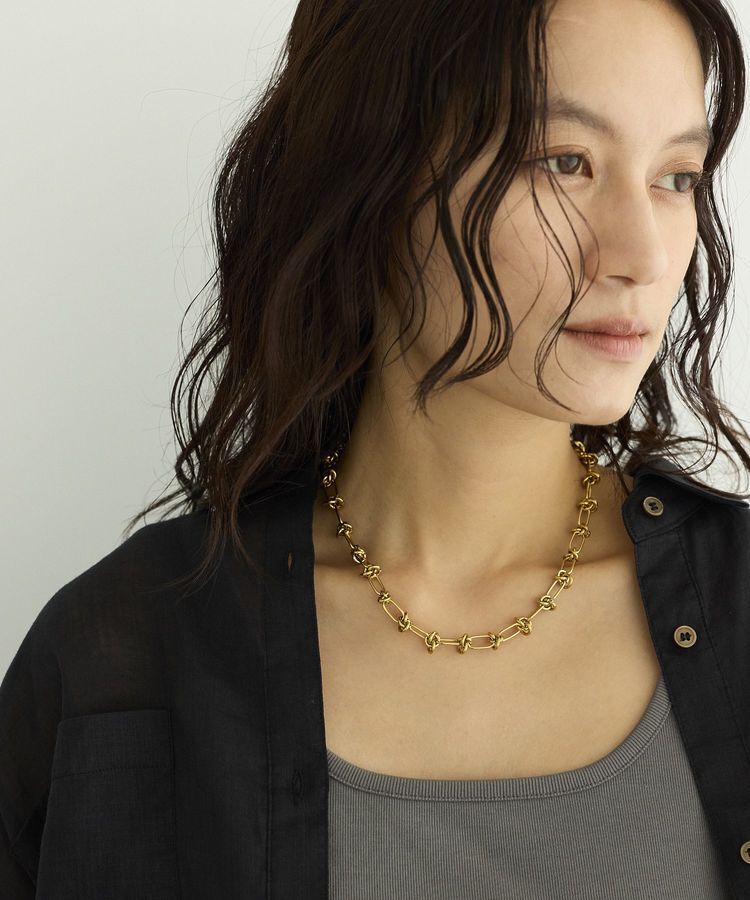 GARAGE OF GOOD CLOTHING「エンタングルチェーンネックレス」|ネックレス|Gold