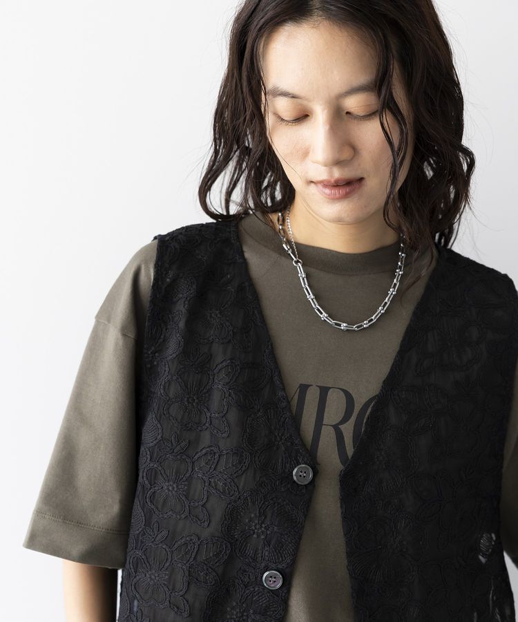GARAGE OF GOOD CLOTHING「2WAYフラワー刺繍スタイジレ」|ベスト・ジレ|