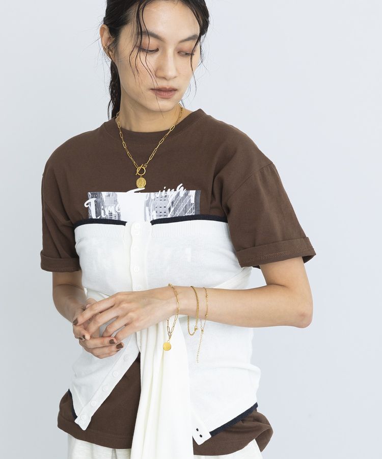 GARAGE OF GOOD CLOTHING「コインチャームレイヤードブレスレット」|ブレスレット・バングル|