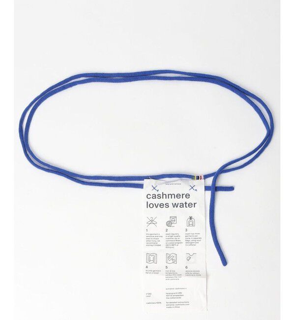 allureville「【extreme cashmere(エクストリームカシミヤ)】 CORD」|ベルト|ブルー
