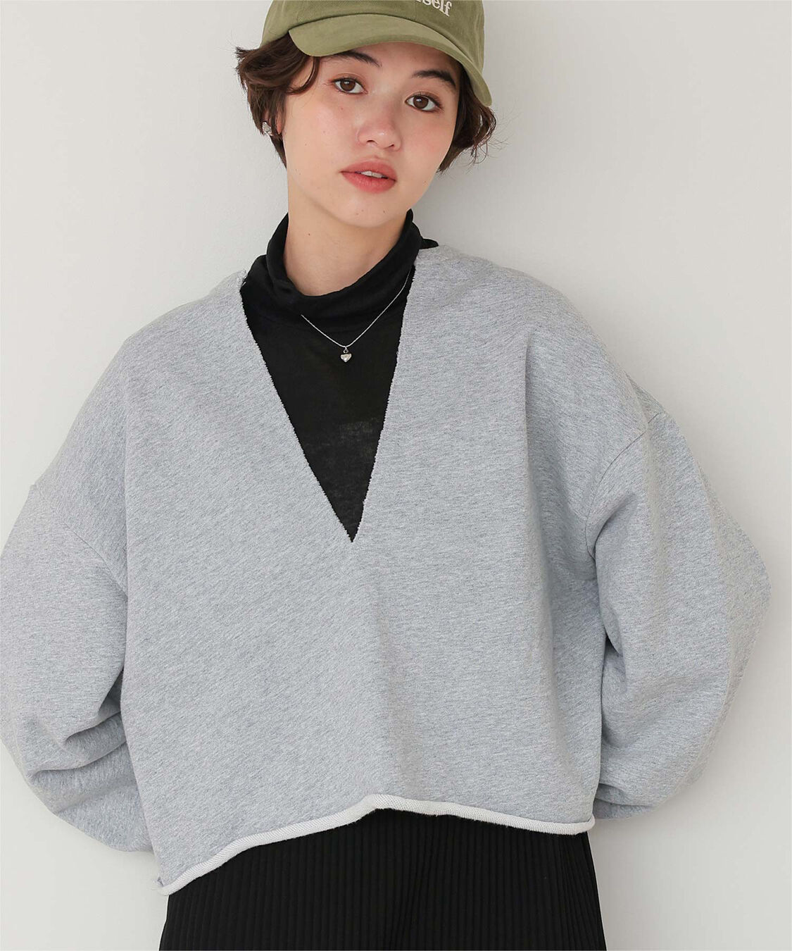titivate「着心地抜群シアーハイネックトップス」|Tシャツ・カットソー|