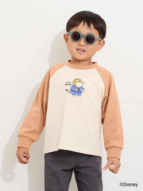 Samansa Mos2 Lagom「【Disney】ズートピア/刺繍入りラグランロンT」|Tシャツ・カットソー|