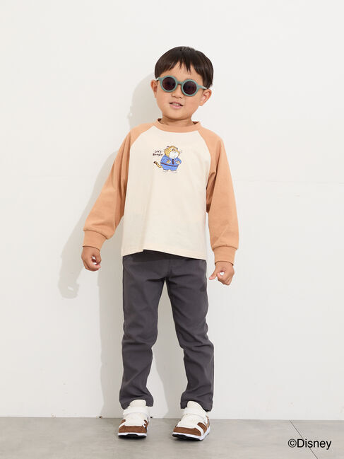Samansa Mos2 Lagom「【Disney】ズートピア/刺繍入りラグランロンT」|Tシャツ・カットソー|