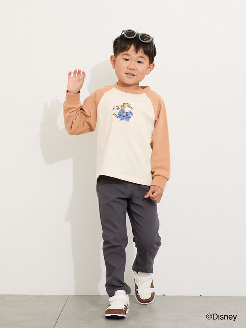 Samansa Mos2 Lagom「【Disney】ズートピア/刺繍入りラグランロンT」|Tシャツ・カットソー|