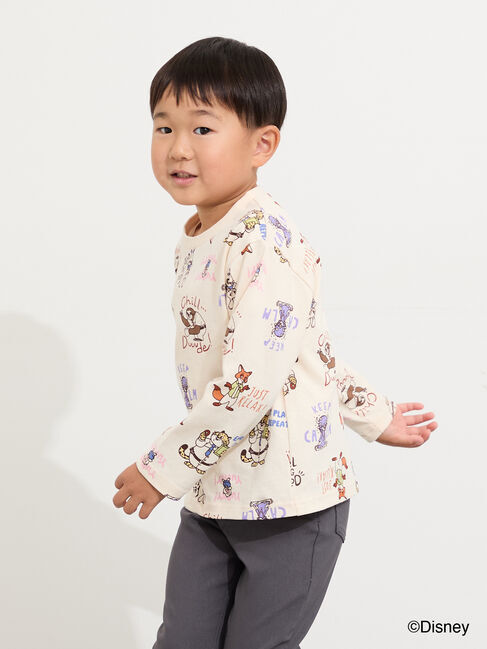 Samansa Mos2 Lagom「【Disney】ズートピア/総柄プリントロンT」|Tシャツ・カットソー|