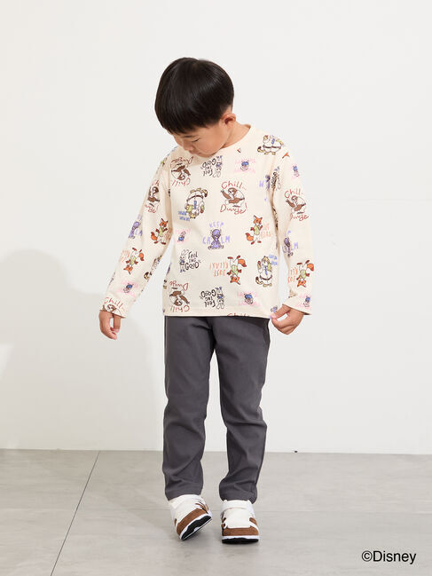 Samansa Mos2 Lagom「【Disney】ズートピア/総柄プリントロンT」|Tシャツ・カットソー|