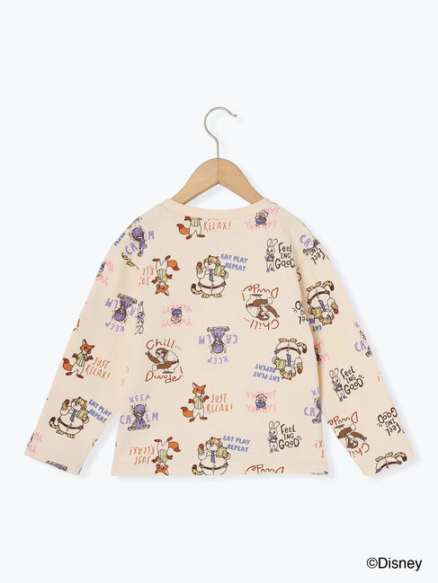 Samansa Mos2 Lagom「【Disney】ズートピア/総柄プリントロンT」|Tシャツ・カットソー|