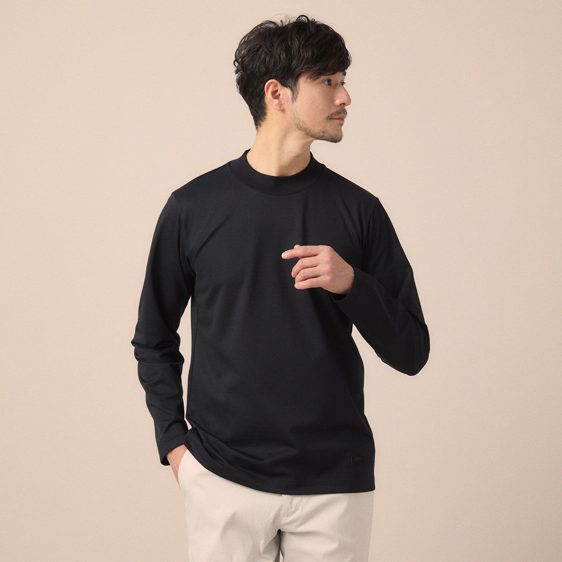 TAKEO KIKUCHI「ハイゲージ モックネックＴシャツ」|Tシャツ・カットソー|