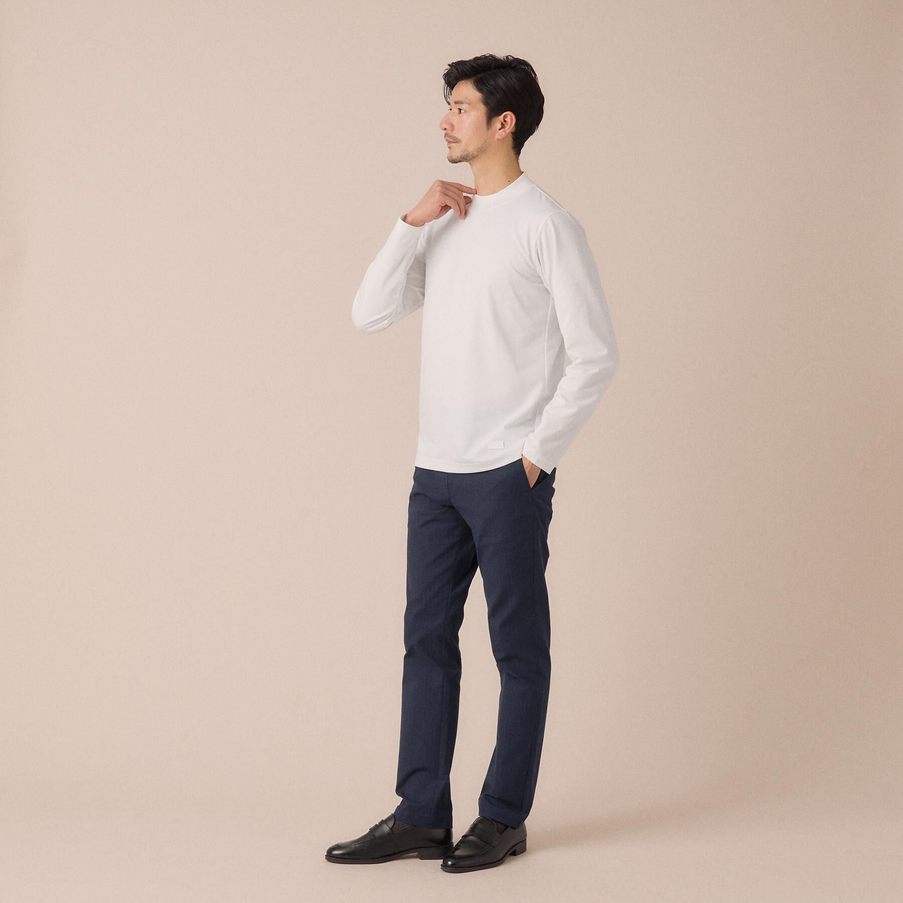 TAKEO KIKUCHI「ハイゲージ モックネックＴシャツ」|Tシャツ・カットソー|