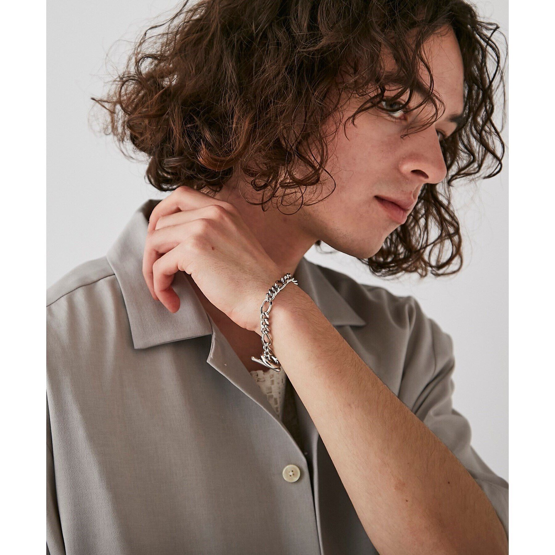 tk.TAKEO KIKUCHI「ASSORT DESIGN CHAIN BRACELET / アソートデザインチェーンブレスレット」|ブレスレット・バングル|