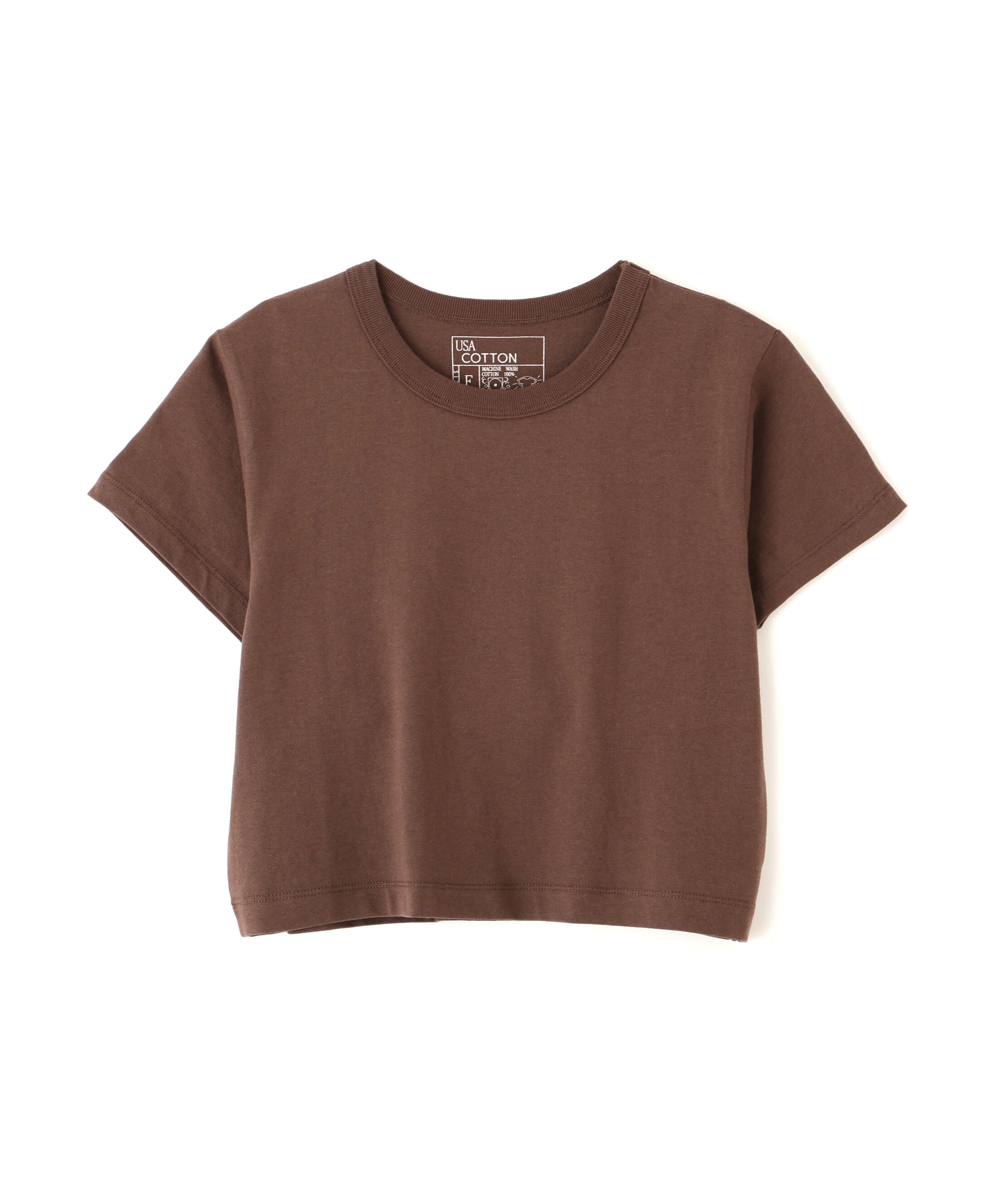 「USAコットンクルーネックTシャツ」|Tシャツ・カットソー|