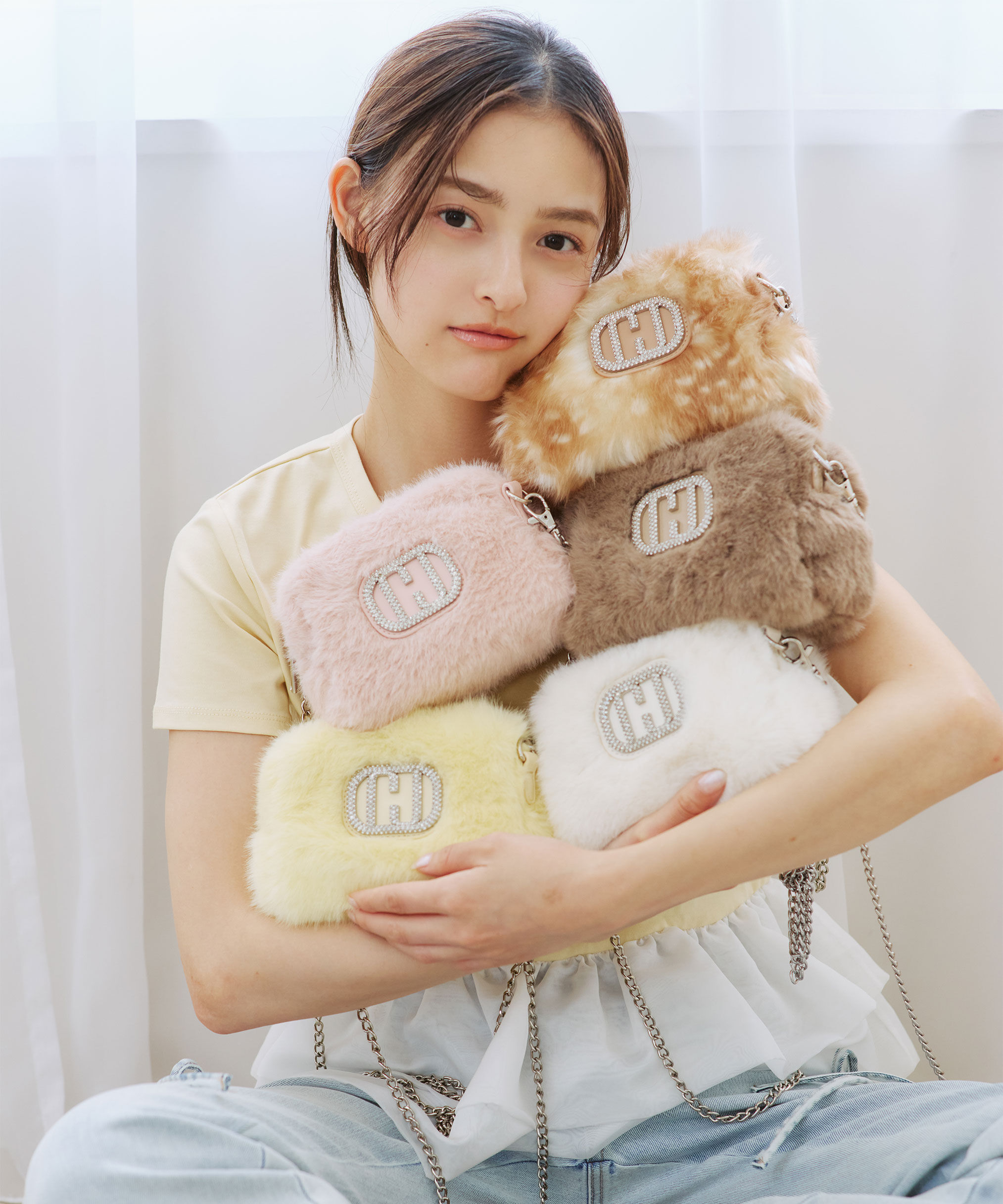  「Wink J フェイクファーポシェット」|その他|