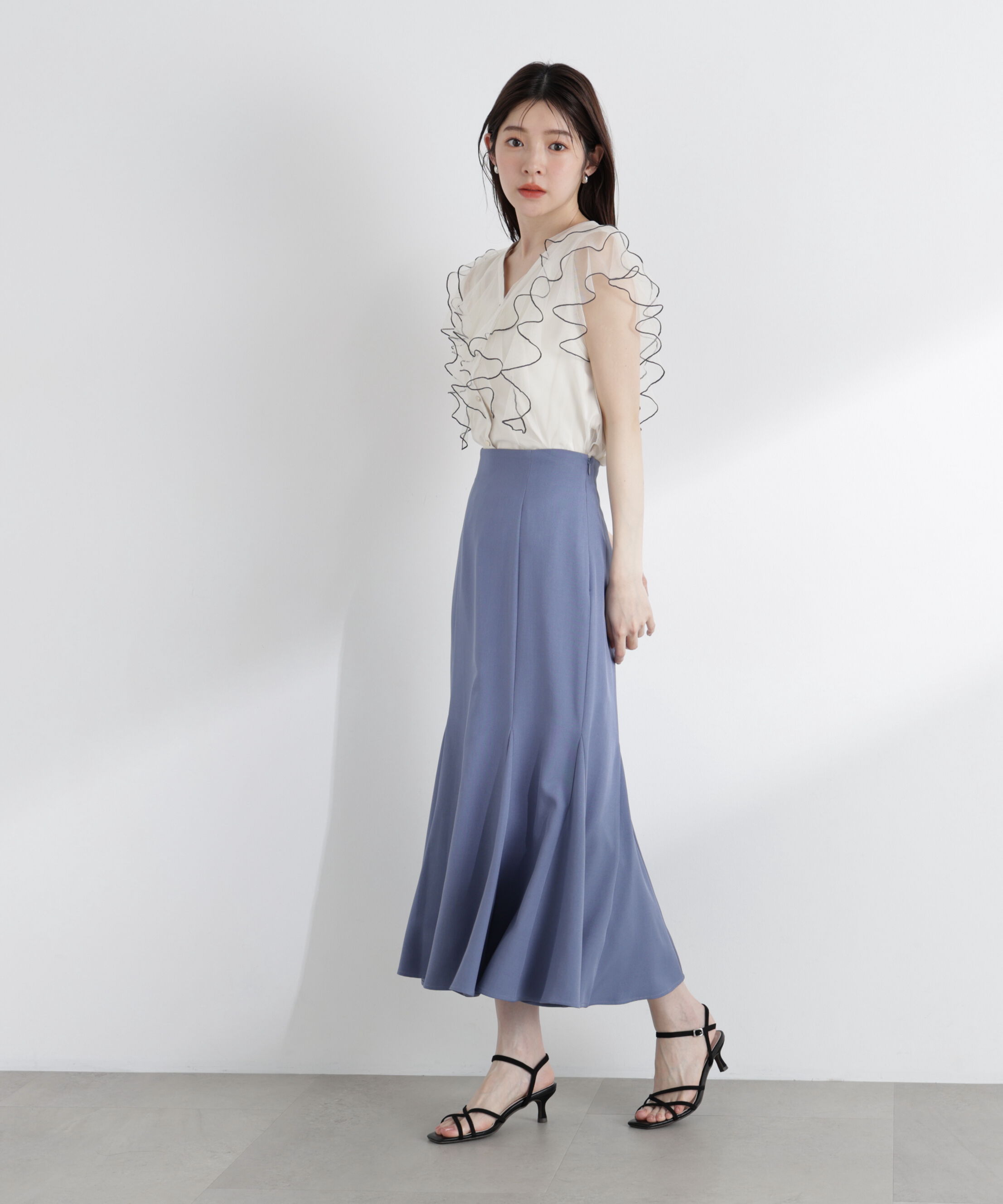 PROPORTION BODY DRESSING「＜ウォッシャブル＞ハイウエストマーメイドスカート　26SS」|スカート|