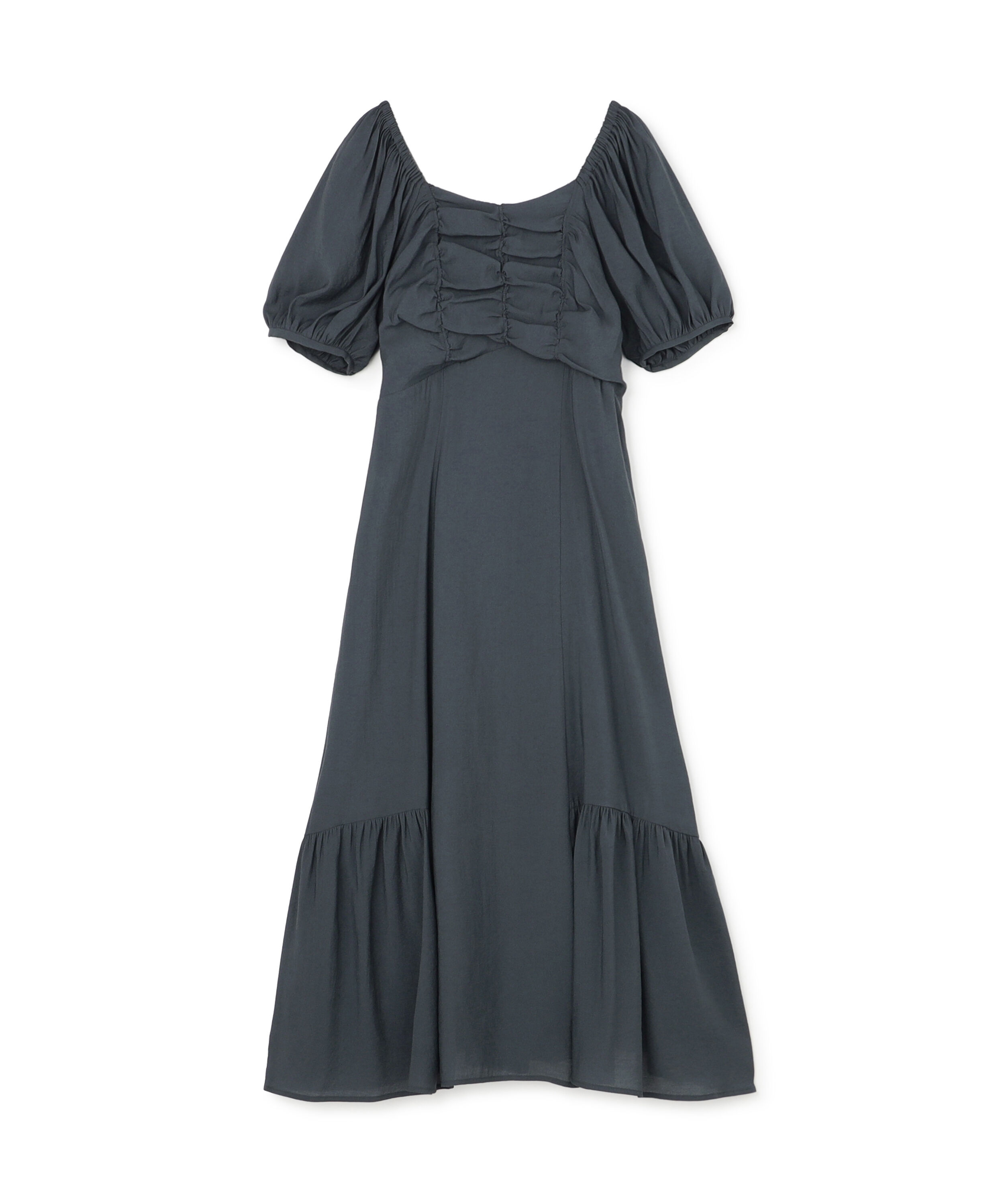 PROPORTION BODY DRESSING「フロントギャザーパフスリーブワンピース26SS」|ワンピース|