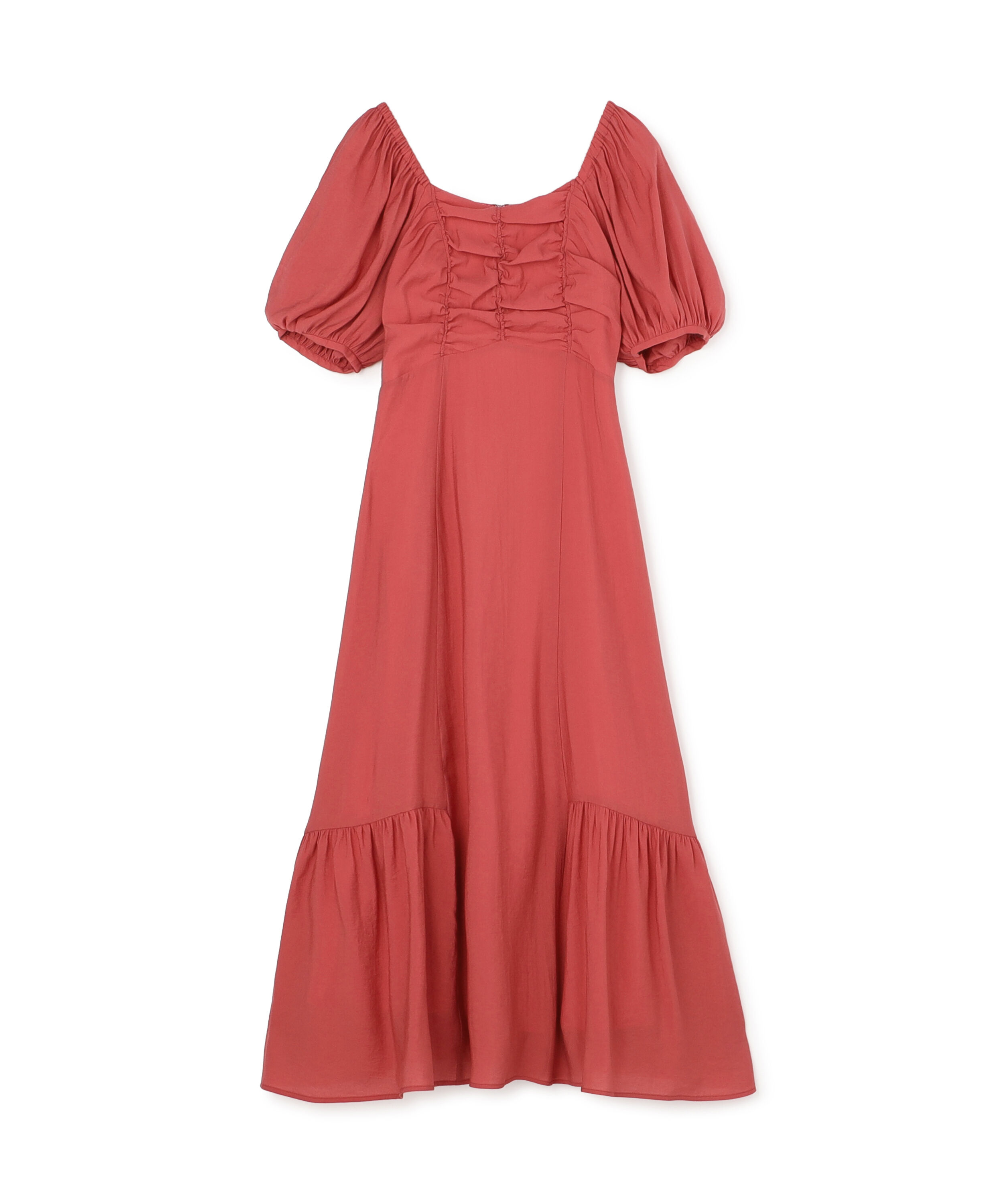 PROPORTION BODY DRESSING「フロントギャザーパフスリーブワンピース26SS」|ワンピース|