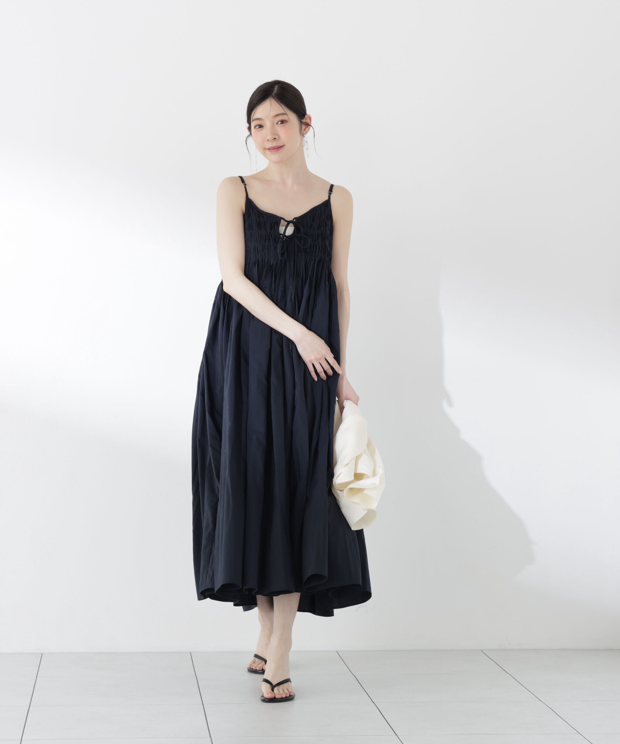 PROPORTION BODY DRESSING「〈a/mie〉タックキャミワンピース26SS」|ワンピース|