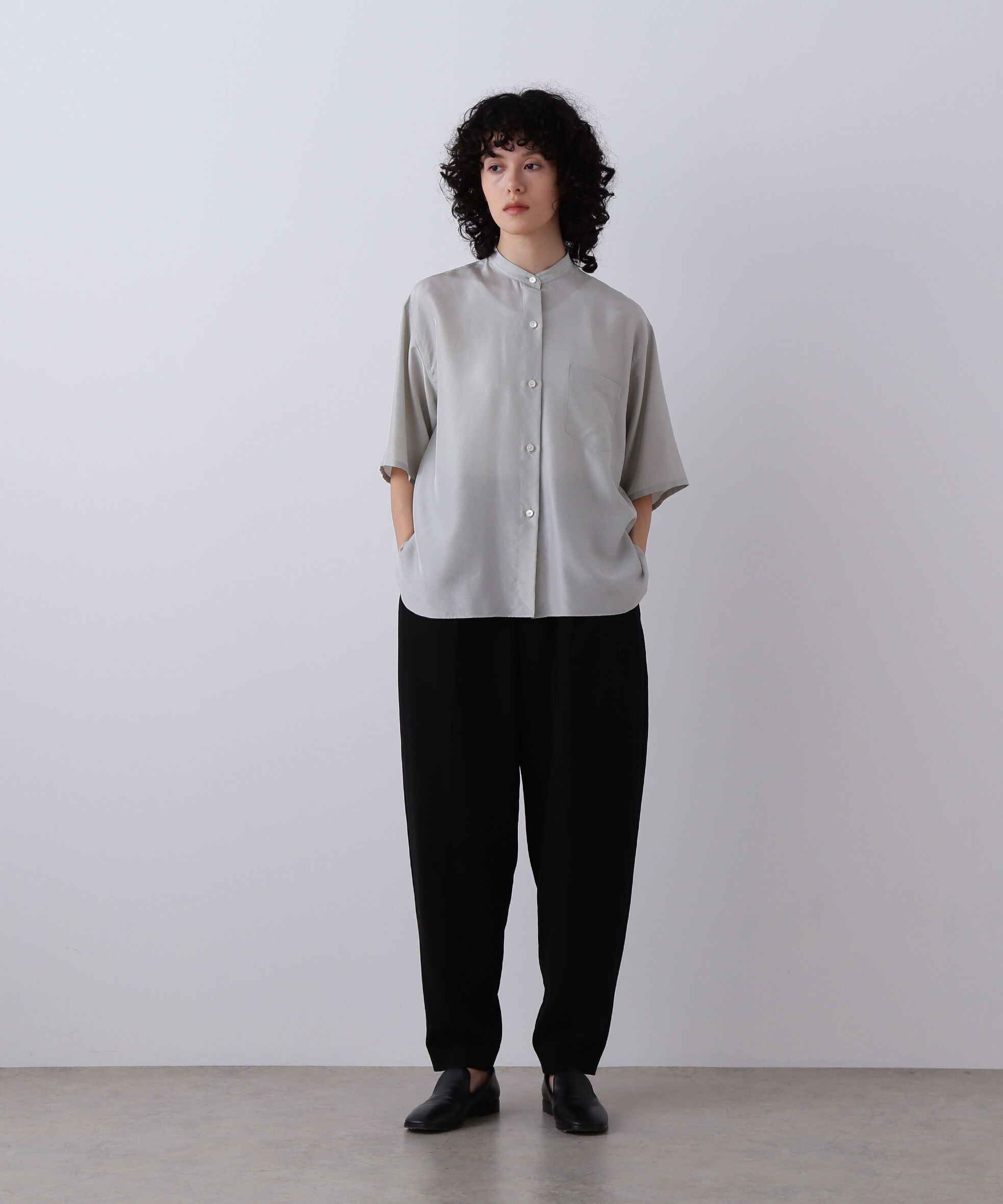 YLEVE 「YLEVE / 100/2 GV TWILL DOUBLE WEAVE CURVED TROUSERS」|その他|