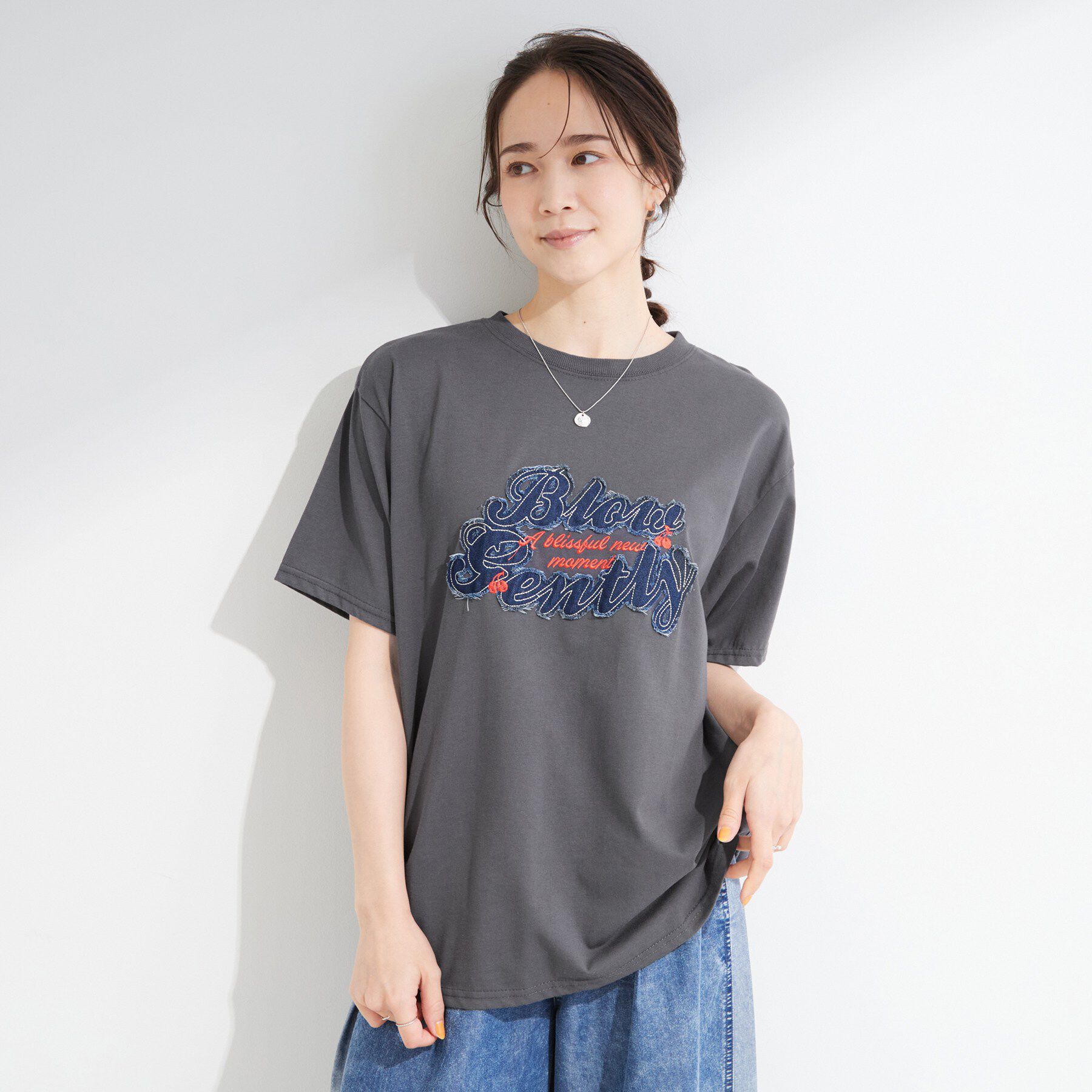 SHOO･LA･RUE「【ひんやり/S-LL】選べる4柄　デイリー使いにぴったりな 大人の頼れるTシャツ」|Tシャツ・カットソー|