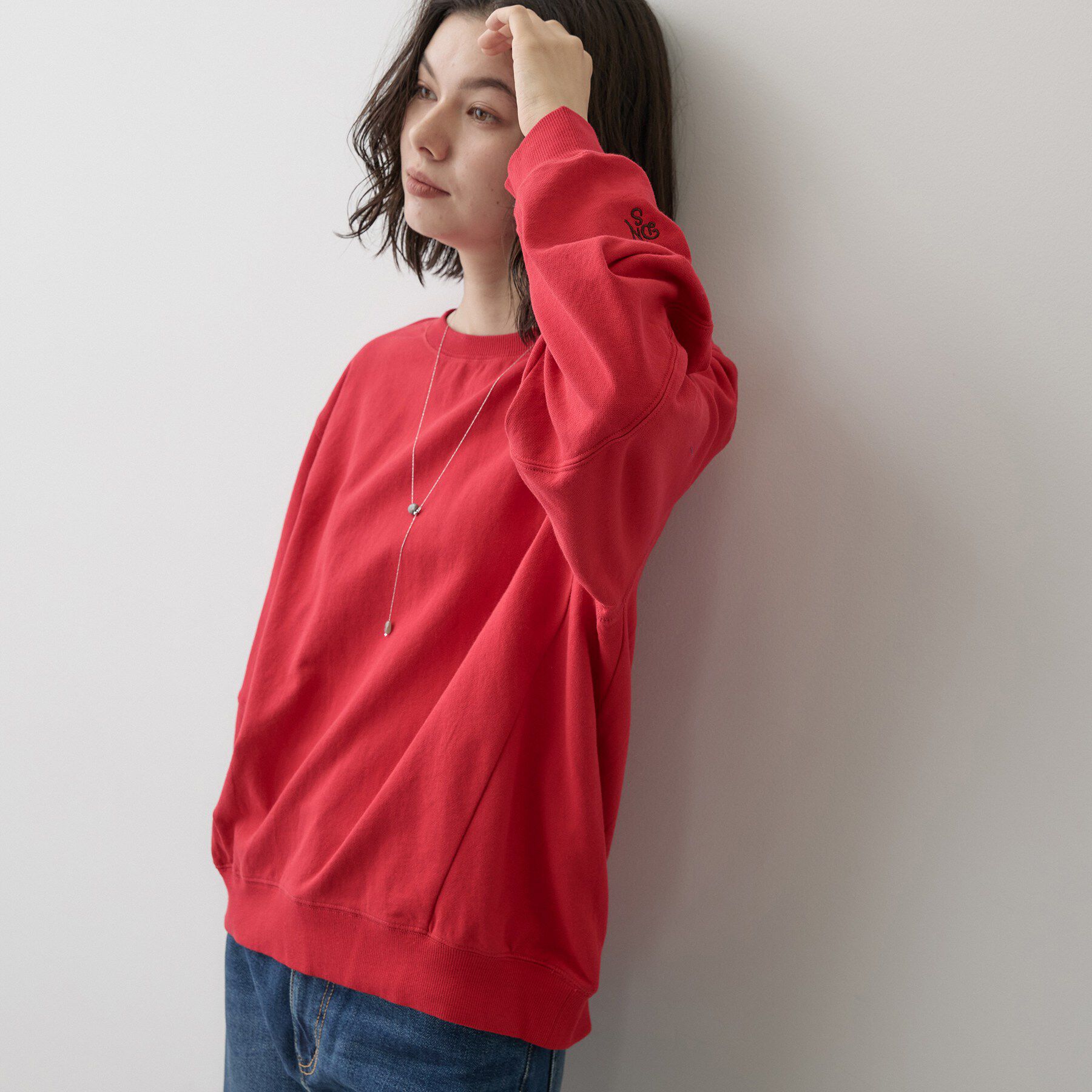 Dessin「フォルムスリーブミニ裏毛プルオーバー」|Tシャツ・カットソー|