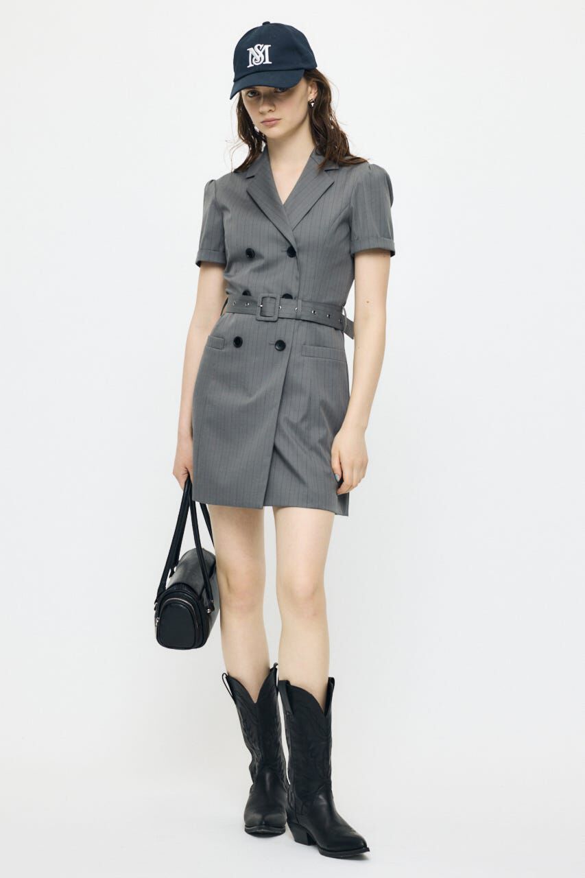MOUSSY「DOUBLE BREASTED BLAZER MINI ワンピース」|ワンピース|