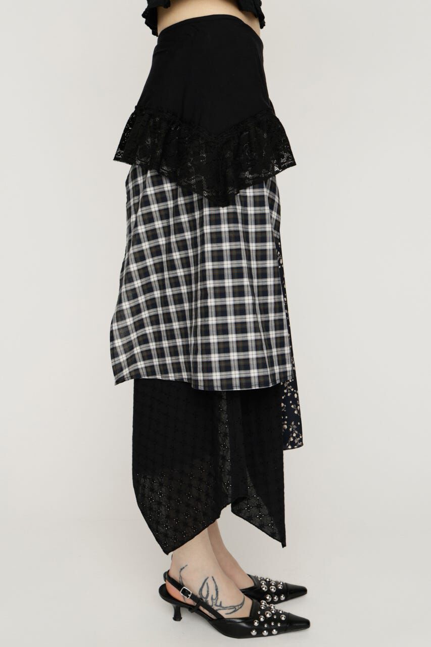 SLY「REMAKE COTTON LACE スカート」|スカート|