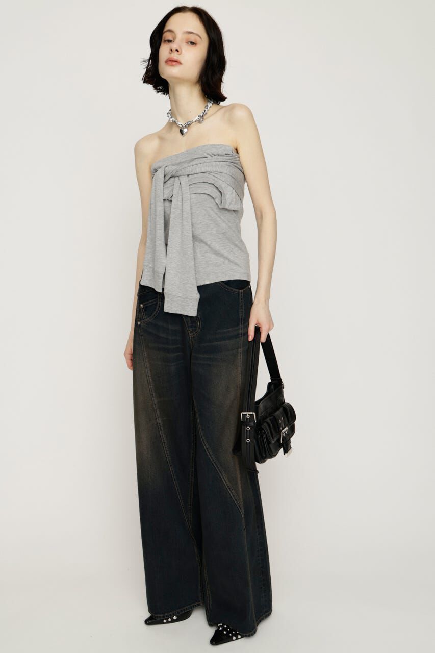 SLY「MANY WAY TUBE トップス」|チューブトップ|