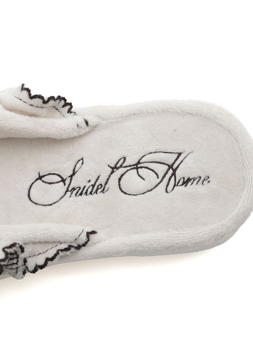 SNIDEL HOME「【イフミック(R)】フリルスリッパ」|ルームシューズ|