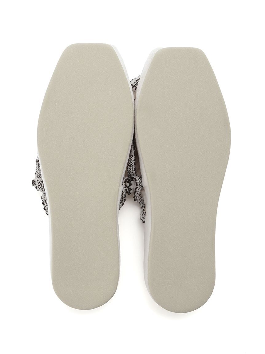 SNIDEL HOME「【イフミック(R)】フリルスリッパ」|ルームシューズ|