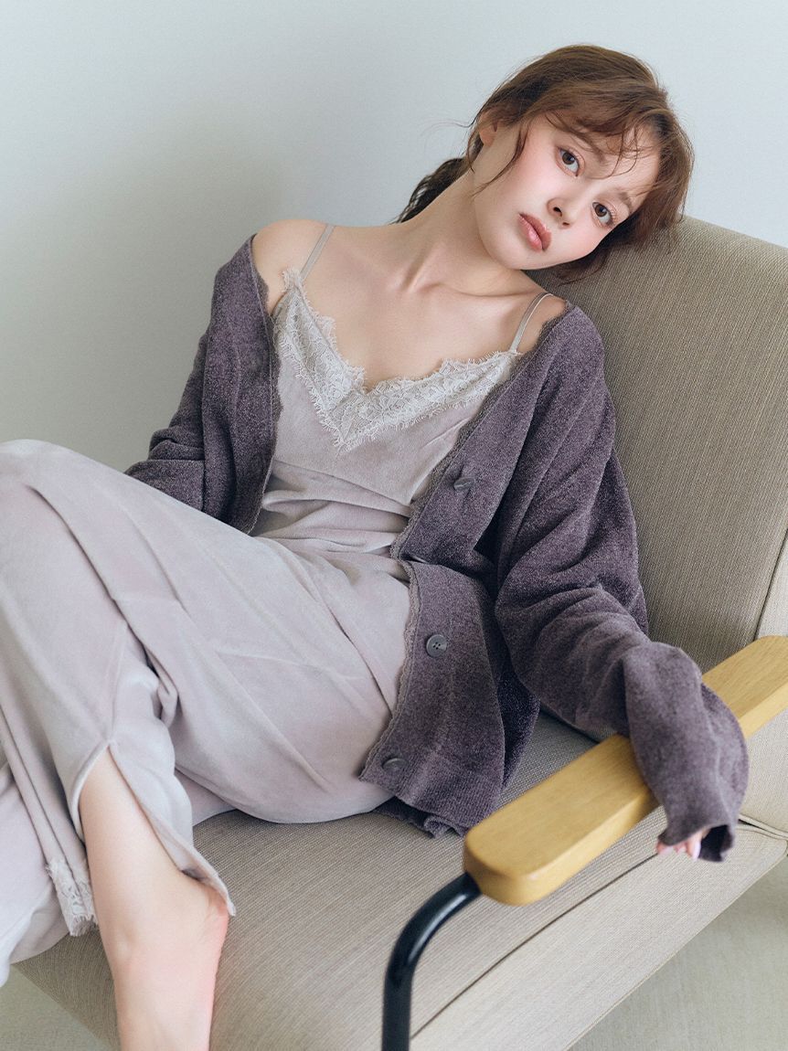 SNIDEL HOME「【イフミック(R)】ニットカーディガン」|ルームウェア|
