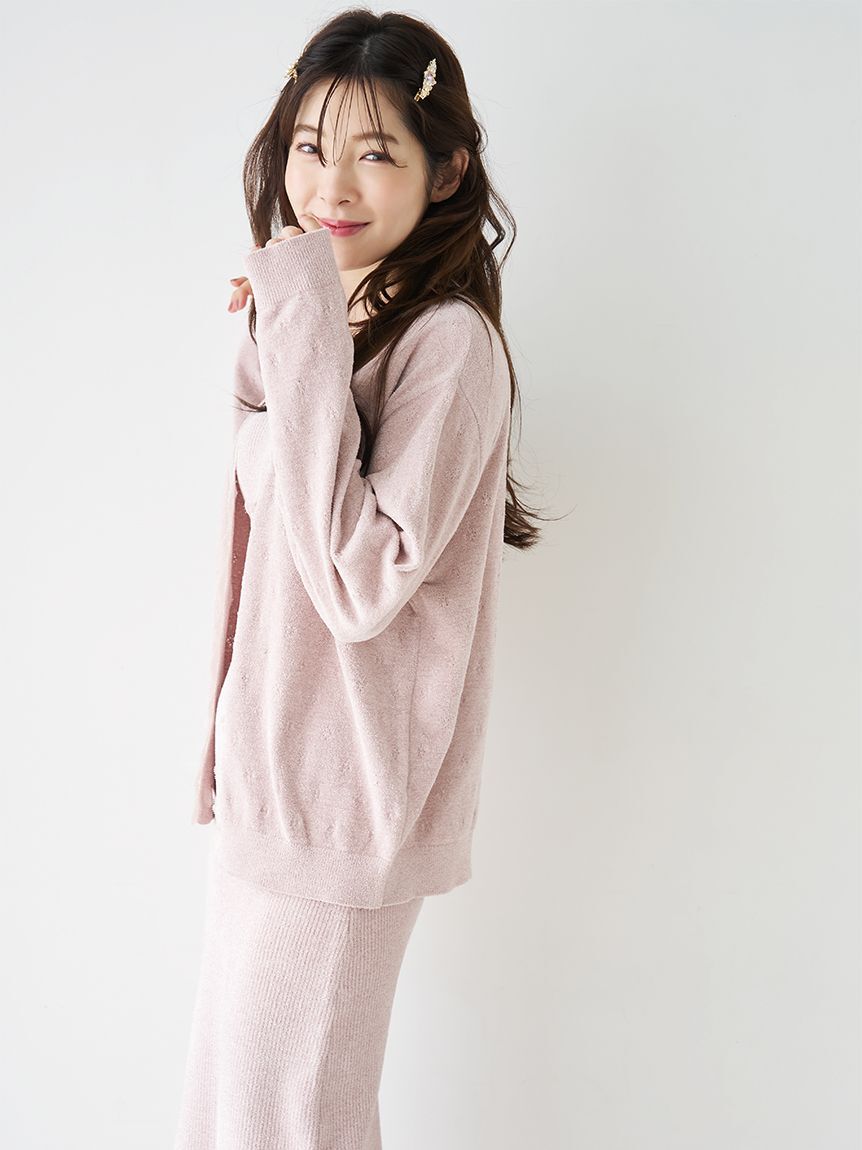SNIDEL HOME「【イフミック(R)】ニットカーディガン」|ルームウェア|