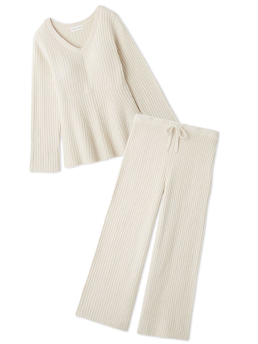 SNIDEL HOME「【イフミック(R)】ペプラムセットアップ」|ルームウェア|