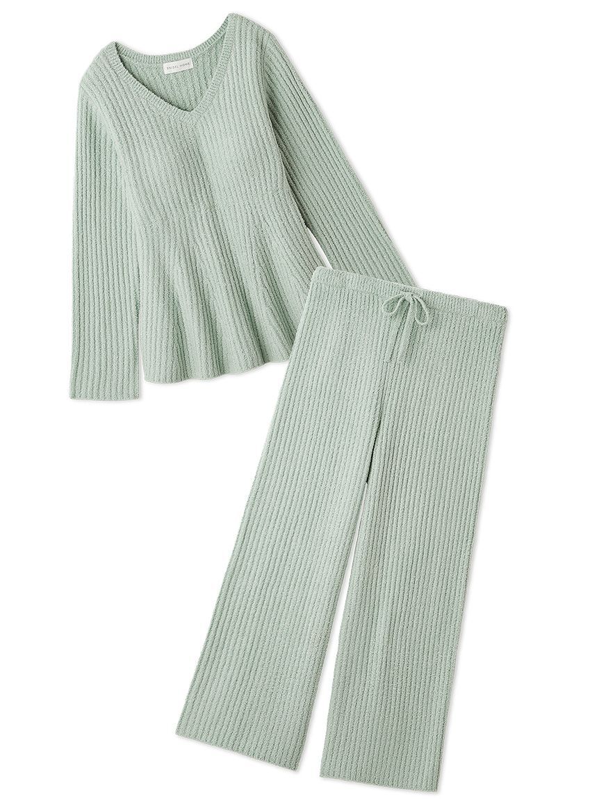 SNIDEL HOME「【イフミック(R)】ペプラムセットアップ」|ルームウェア|