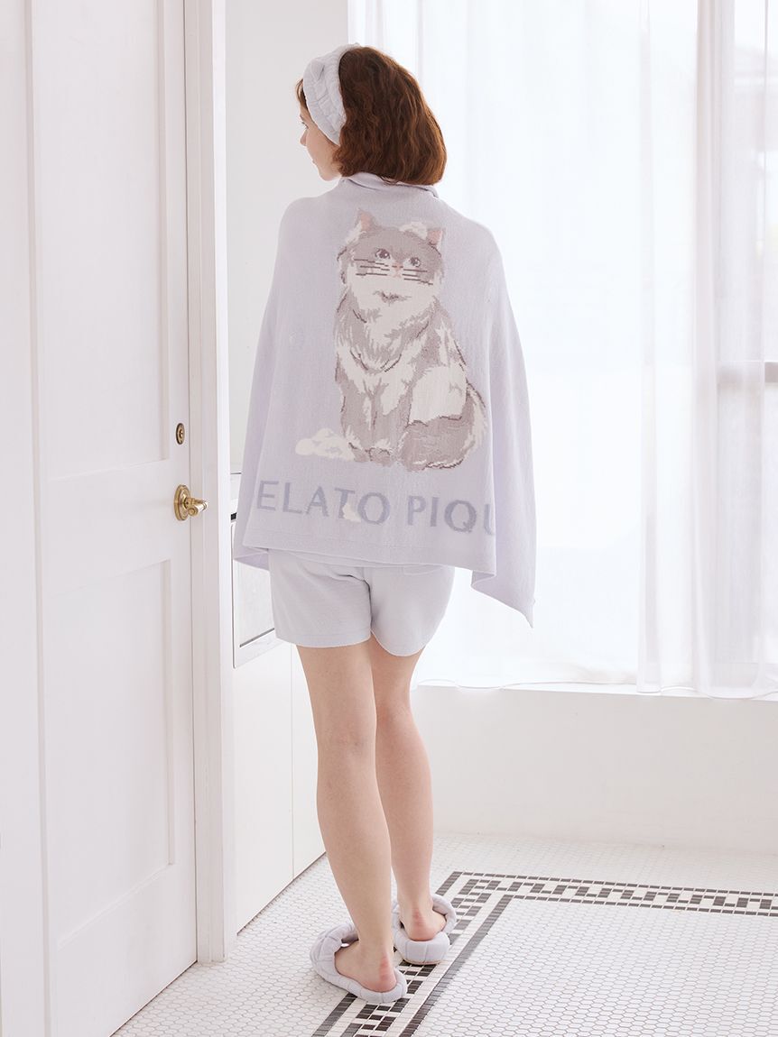 gelato pique「バスタイムCATブランケット」|ブランケット|