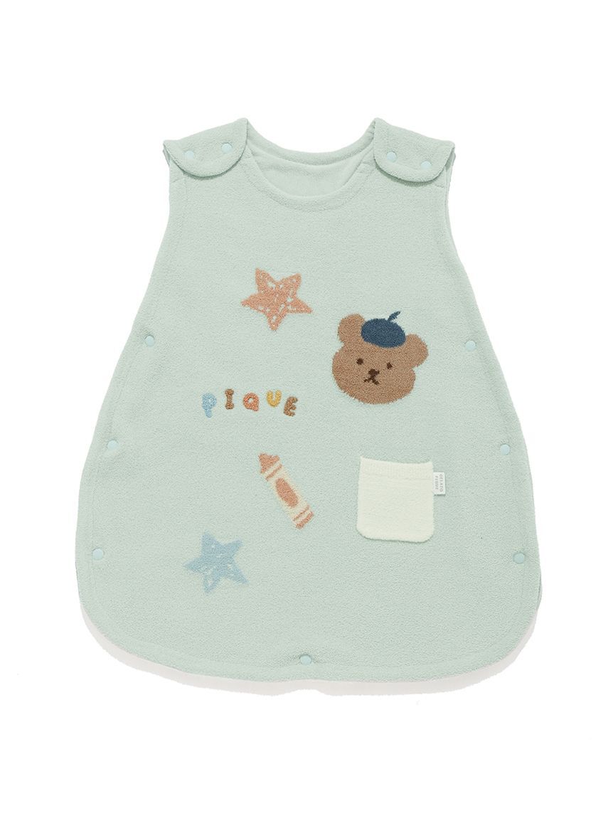 GELATO PIQUE KIDS & BABY「【BABY】エアリーモコドローイングベアスリーパー」|その他ベビー用品|
