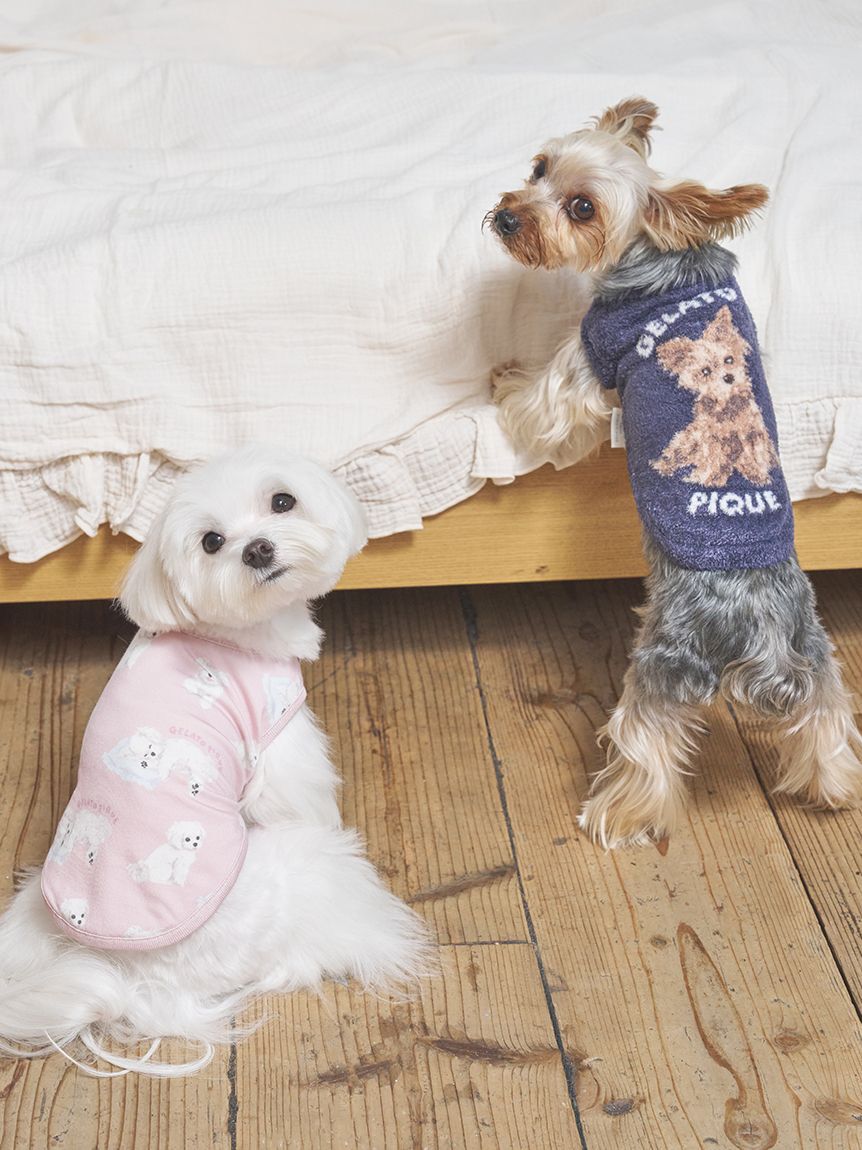  GELATO PIQUE CAT&DOG「【CAT&DOG】スムーズィーヨークシャーテリア柄プルオーバー」|その他|